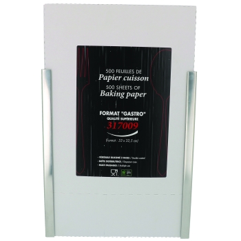 SUPPORT MURAL INOX - POUR PAPIER DE CUISSON